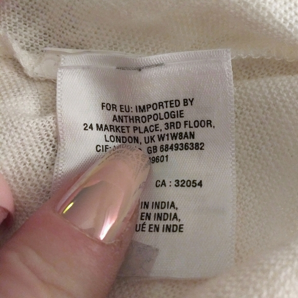 Anthropologie Meadow Rue Boho Cold Shoulder Top - Picture 4 of 8